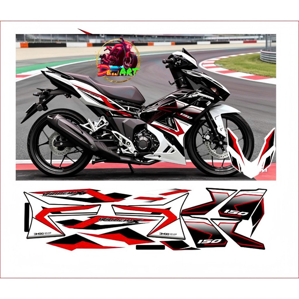 Tem rời WINNER X V3 V4 mẫu chữ X cao cấp chất liệu in 3 lớp chóng nước không phai mau ( ko dán cho v2)