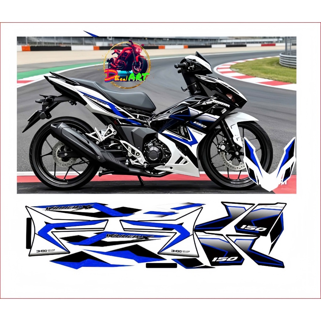 Tem rời WINNER X V3 V4 mẫu chữ X cao cấp chất liệu in 3 lớp chóng nước không phai mau ( ko dán cho v2)