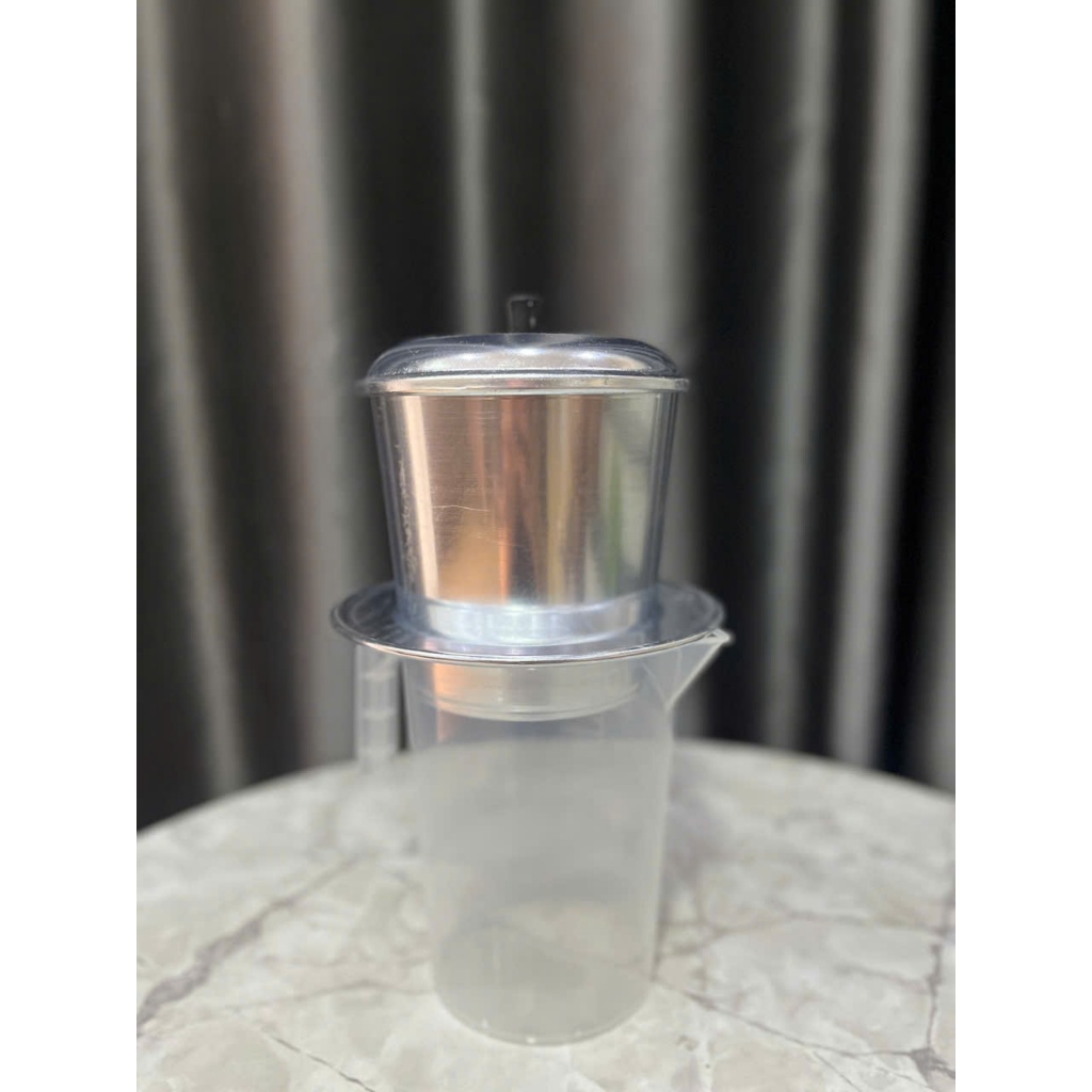 Combo phin cà phê 200g và ca đong 1L, combo dụng cụ pha cà phê tiện lợi tại nhà