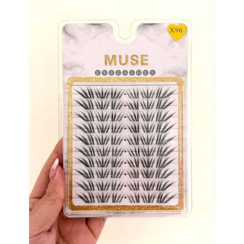 MI Muse X96- Mi Cụm-Tự Nhiên, Mỏng Nhẹ. Phù hợp với nhiều layout makeup----LeeVelvetLashes
