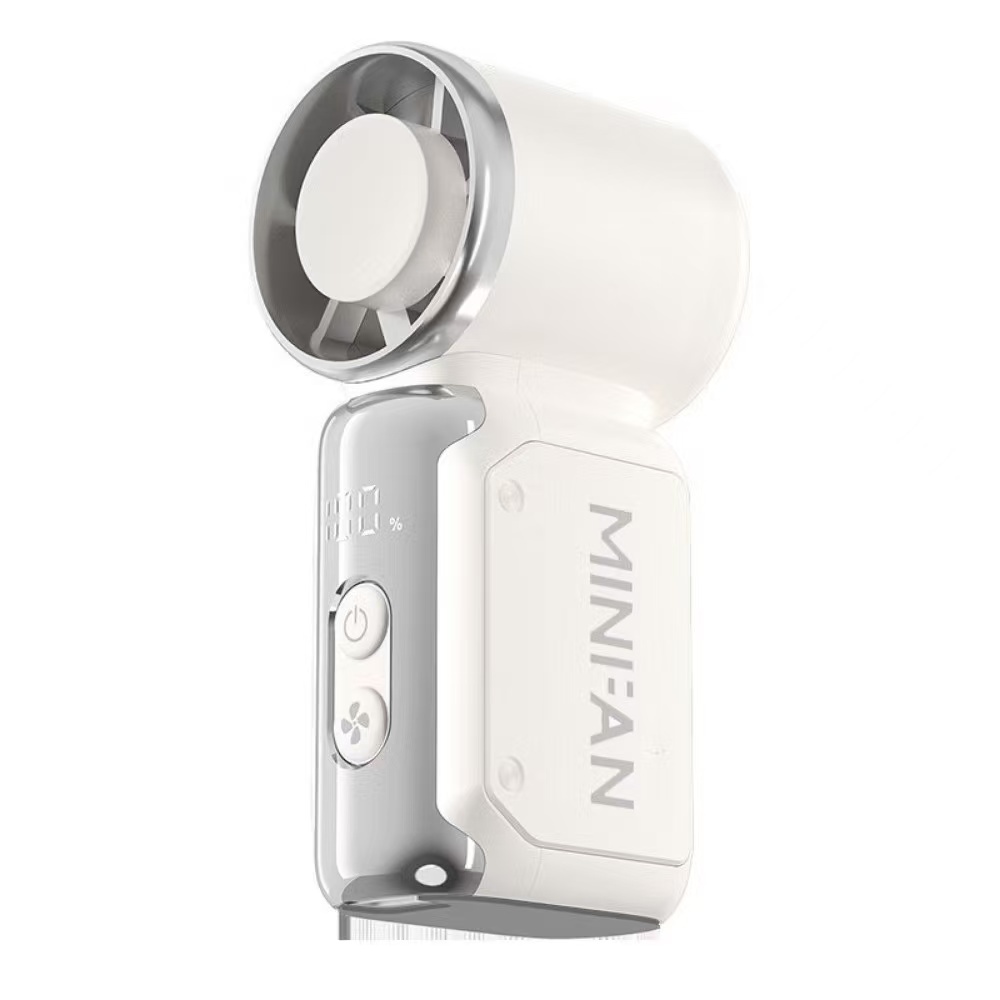 Quạt cầm tay mini JF157 kèm màn hình LED 199 Tốc Độ Gió – Quạt Turbine Siêu Mạnh, Pin Bền