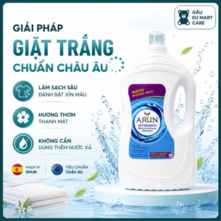 Nước Giặt Arun Blanco Luminoso 4L – Giặt Trắng Sáng, Thơm Lâu, Gel Đậm Đặc ~60 Lần Giặt (Tây Ban Nha)
