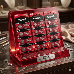 Vỉ 5 Viên Pin Đồng Hồ Maxell Silver Oxide 1.55V - Mã SR920SW (371), SR626SW (377), SR621SW (364)