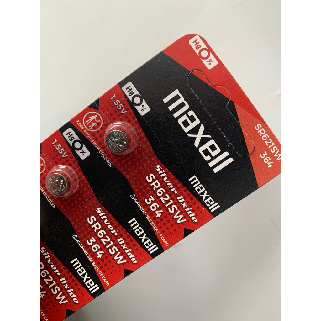 [Chính Hãng] Vỉ 5 Viên Pin Đồng Hồ Maxell Silver Oxide 1.55V - Mã SR920SW (371), SR626SW (377), SR621SW (364)