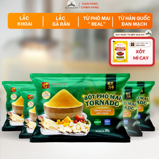 Bột Phô Mai Tornado Tomato T&P Gói 30g, Bột Phô Mai Lắc Dùng Rắc Khoai Tây Chiên, Khoai Lang
