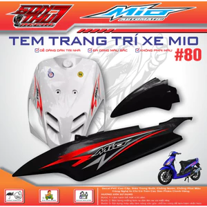 TEM XE MIO SPORT #80 (CHẤT LIỆU CAO CẤP - SIÊU NÉT - SIÊU ĐẸP - SIÊU CUTE)