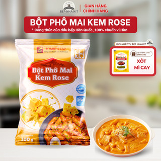 Bột phô mai Kem Rose Tomato T&P Gói 100g Nấu sốt tokbokki hàn quốc, mì ý sốt kem Rose, Sốt Phomai