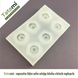 Khuôn nến khuôn hoa anh đào nhỏ silicon làm tạo hình Tatami