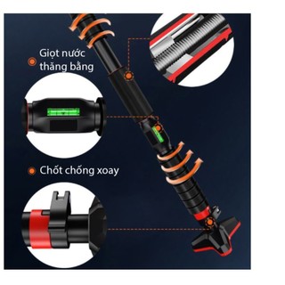 Xà Đơn Treo Tường Đầu Vuông Có Chốt Chống Xoay Chịu 250kg  Đại Nam Sport + Tặng Kèm Găng Tay Tập Xà