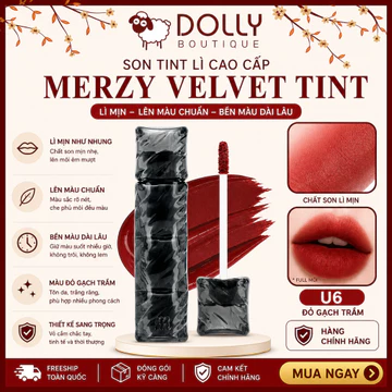 Son Kem Lì Merzy The First Velvet Tint V6 Mẫu mới 2026