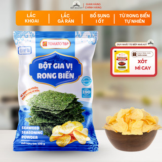 Bột Rong Biển Tomato T&P Gói 100g Trộn Bánh Tráng, Lắc Khoai Tây Chiên, Cơm Cháy Rong Biển - RB72