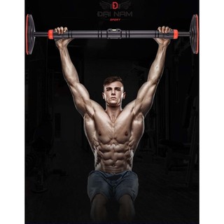 Xà Đơn Treo Tường Đầu Vuông Có Chốt Chống Xoay Chịu 250kg  Đại Nam Sport + Tặng Kèm Găng Tay Tập Xà