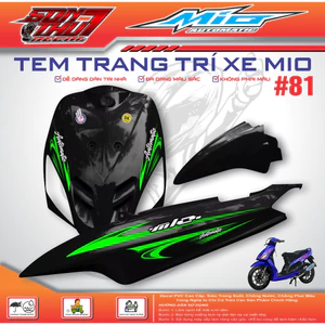 TEM XE MIO SPORT #81 (CHẤT LIỆU CAO CẤP - SIÊU NÉT - SIÊU ĐẸP - SIÊU CUTE)