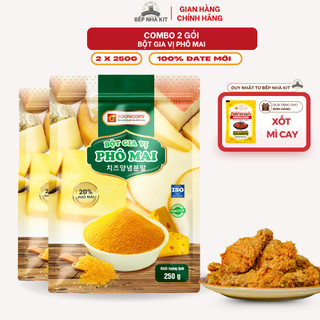 Combo 2 Gói Bột Phô Mai Ngọt Tomato T&P Lắc Khoai Tây Chiên, Bột Phô Mai Hàn Quốc Rắc Gà Rán