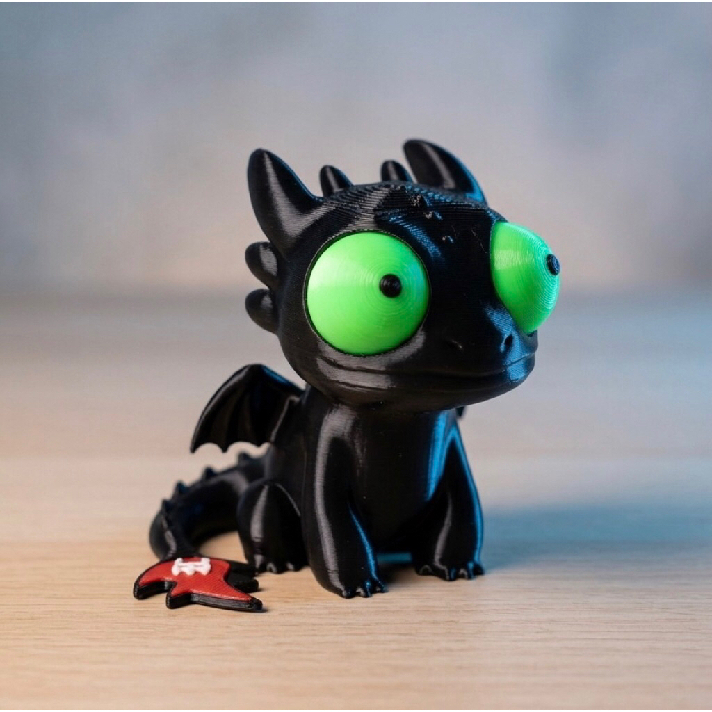 [Nhiều mẫu] Nhân vật hoạt hình trang trí Răng Sún (Toothless)