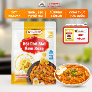 Bột Phô Mai Kem Rose Tomato T&P Nấu Sốt Tokbokki Phô Mai, mì ý sốt kem, sốt Tokbokki Hàn Quốc- KR10