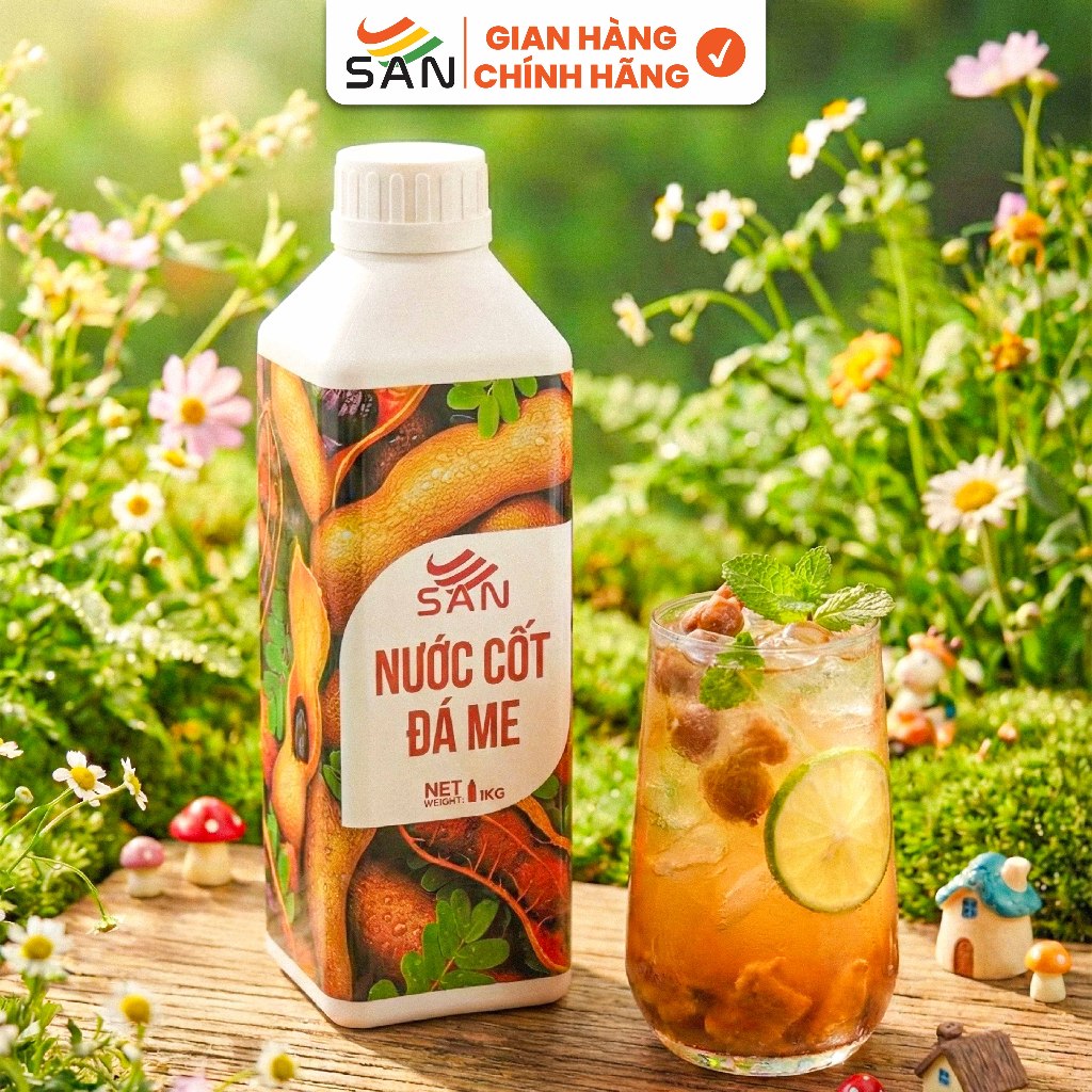 Nước Cốt Táo Đỏ SAN – Trái Cây Tự Nhiên – Có Mẫu Thử 100ml, Tặng Sách Pha Chế