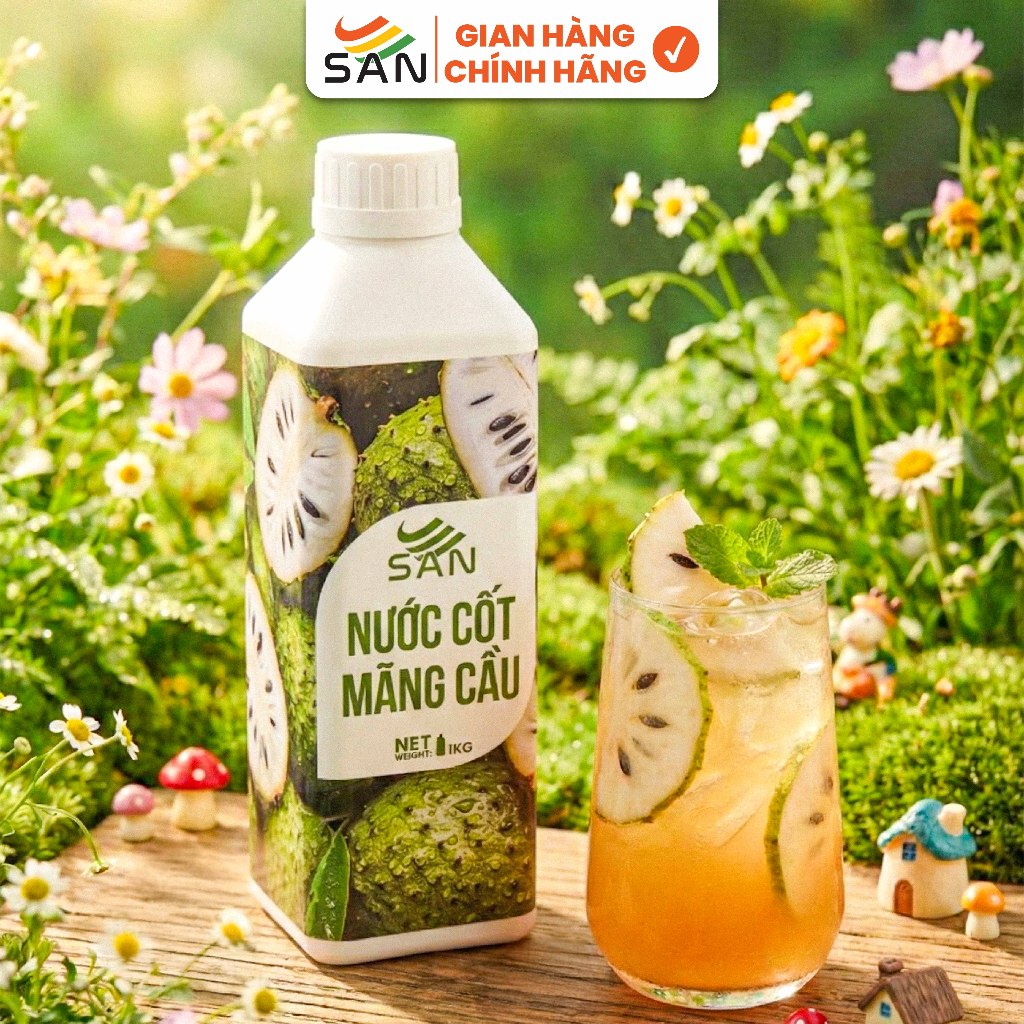Nước Cốt Táo Đỏ SAN – Trái Cây Tự Nhiên – Có Mẫu Thử 100ml, Tặng Sách Pha Chế