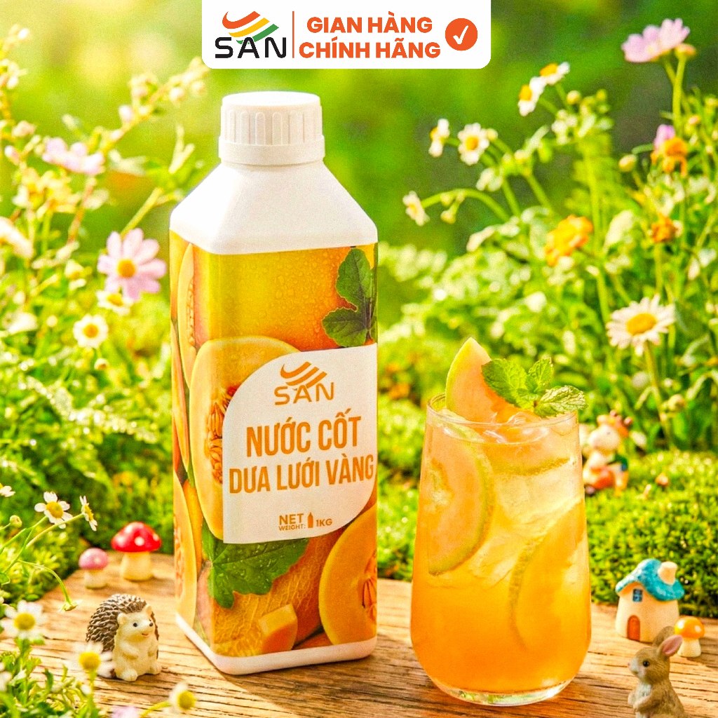 Nước cốt chanh dây SAN (có mẫu thử) - Trái Cây Tự Nhiên - Hương Thơm, Màu Sắc Nổi Bật