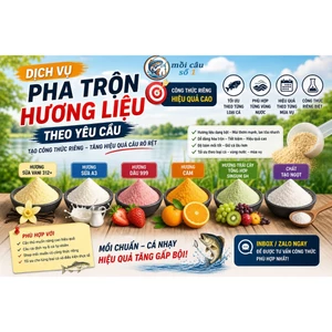 Pha trộn hương liệu câu cá theo yêu cầu | Tối ưu cho riêng bạn