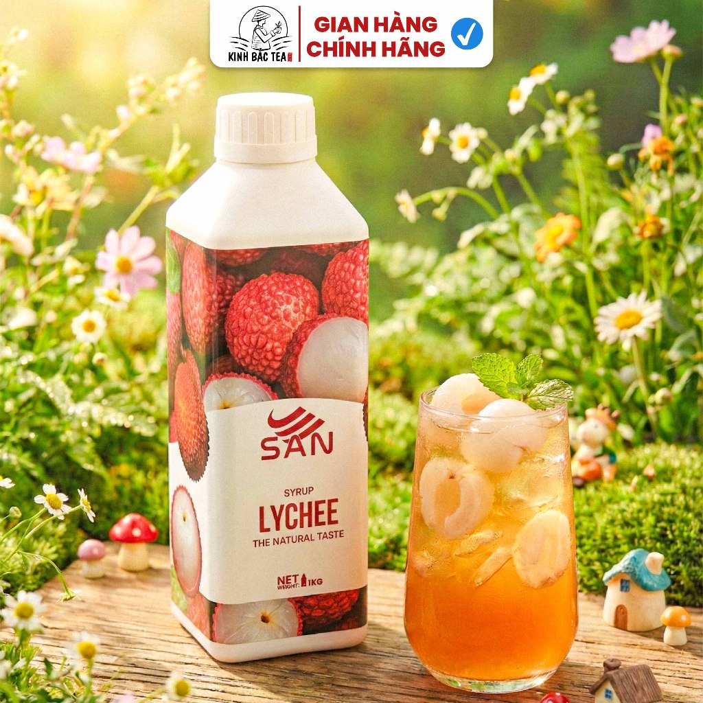 Nước cốt trái cây SAN, có mẫu thử 100ml, tặng công thức pha chế, hương thơm, trái cây tự nhiên