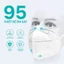 Khẩu Trang N95 Không Van MASK Combo 50 Cái 5 Lớp Lọc Bụi Mịn, Quai Đeo Mềm Mại