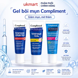 Gel Chấm Mụn Compliment Gom Cồi Nhanh, Giảm Sưng Đỏ, Kiềm Dầu Mờ Thâm Dành Cho Da Mụn 25ml