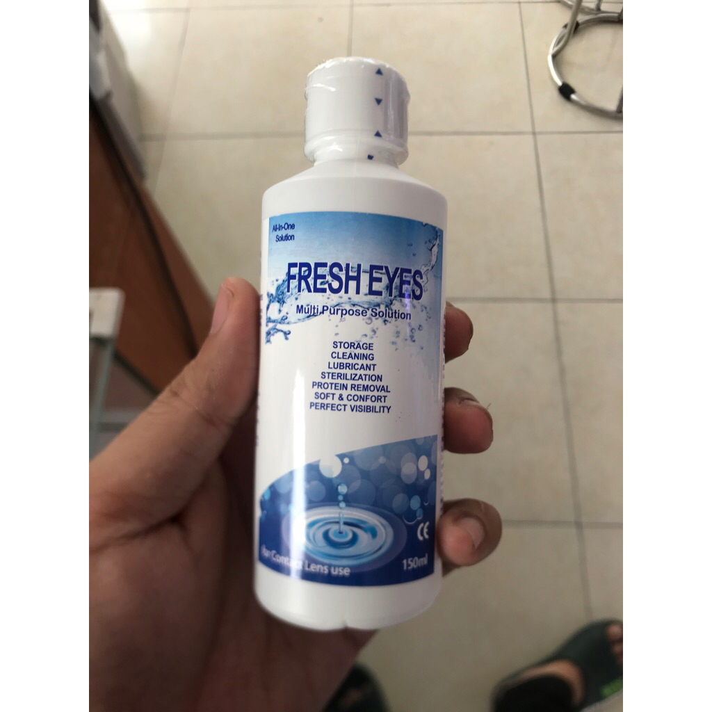 Nước Ngâm Kính Áp Tròng Fresh Eyes & Frenz-Pro B5 (150ml) - Dung Dịch Vệ Sinh Lens