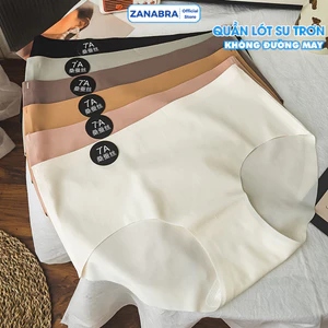 Set 4 Quần Lót Nữ Quần Chip Nữ Chất Su Đúc Lạnh Kháng Khuẩn Không Đường May Mỏng Nhẹ Thoáng Mát ZANABRA L618