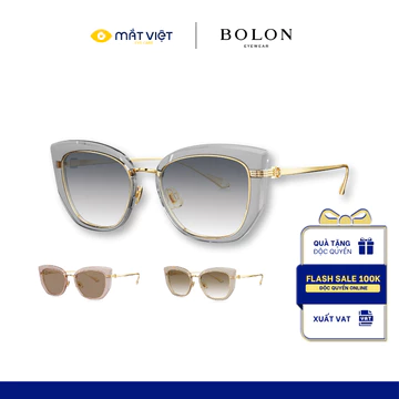 Kính Mát Nữ BOLON BL6111, Kính Mát Thời Trang Nữ Mắt Mèo Cao Cấp, Kính Mát Tổng Hợp, Mắt Kính Mắt Việt