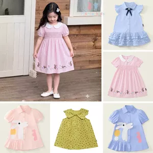 BST Váy Mùa Hè 2026 Cho Bé Gái, Váy Có Cổ Cho Bé Gái Họa Tiết Dễ Thương Chất Liệu Cotton