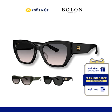Kính Mát Nữ BOLON BL3209, Kính Mát Thời Trang Nữ Mắt Mèo Cao Cấp, Kính Mát Acetate, Mắt Kính Mắt Việt