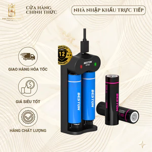 Pin Sạc 18650 3.7V Dòng Xả Cao Beston 3300mAh 2600mAh dùng cho sạc đa năng M7001 sạc nhanh tự ngắt