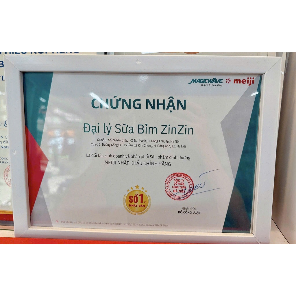 Sữa Bột Meiji Premium Lon 800g  - Sữa mới vị thanh nhạt dễ uống