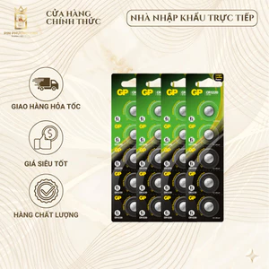 Pin cúc áo CR1220 GP Lithium 3V - Bộ 5 viên dung lượng cao, bền lâu cho thiết bị điện tử