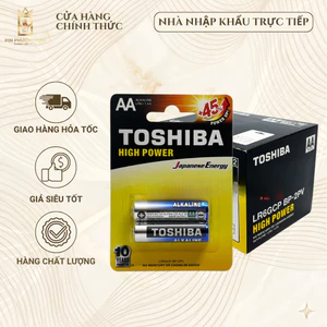 Pin Tiểu AA Toshiba LR6 Alkaline Vỉ 2Viên pin 2A Chính Hãng Dung LượngCao dùng cho các đồ chơi micro