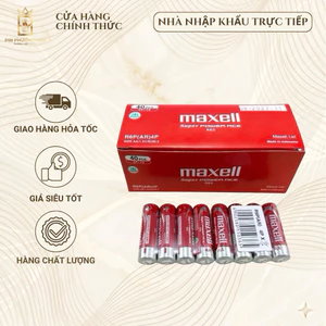 Hộp 40 viên Pin Tiểu AA / 2A Maxell Super Power Ace / Eveready R6P 1.5V Chất Lượng Cao, Siêu Bền