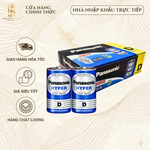 2 viên Pin Đại D Panasonic R20UT/2S 1.5V Chính Hãng - Cho bếp ga, đèn pin, đài radio và các thiết bị