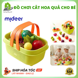 Đồ Chơi Cắt Hoa Quả Cho Bé Mideer Đồ Chơi Nấu Ăn Rau Củ Quả, An Toàn, Giúp Trẻ Vừa Học, Vừa Chơi