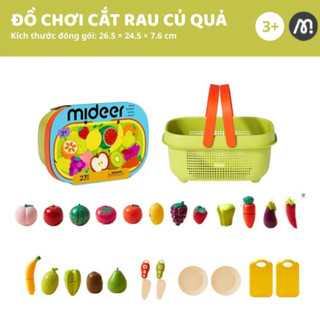 Đồ Chơi Cắt Hoa Quả Cho Bé Mideer Đồ Chơi Nấu Ăn Rau Củ Quả, An Toàn, Giúp Trẻ Vừa Học, Vừa Chơi