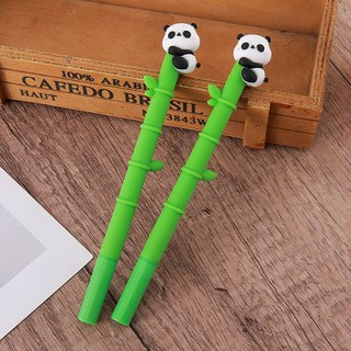 Bút Gel Hình Tre Gấu Trúc Dễ Thương, Bút Viết 0.5mm Nét Mịn Cho Học Sinh Văn Phòng
