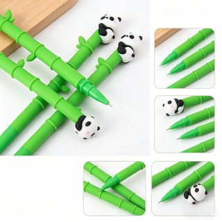 Bút Gel Hình Tre Gấu Trúc Dễ Thương, Bút Viết 0.5mm Nét Mịn Cho Học Sinh Văn Phòng