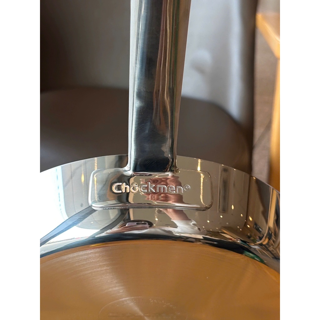 Chảo Inox 18/10 Chockmen Dáng Âu Size 20-24-28cm Dùng Được Trên Mọi Bếp C501 C502 C503