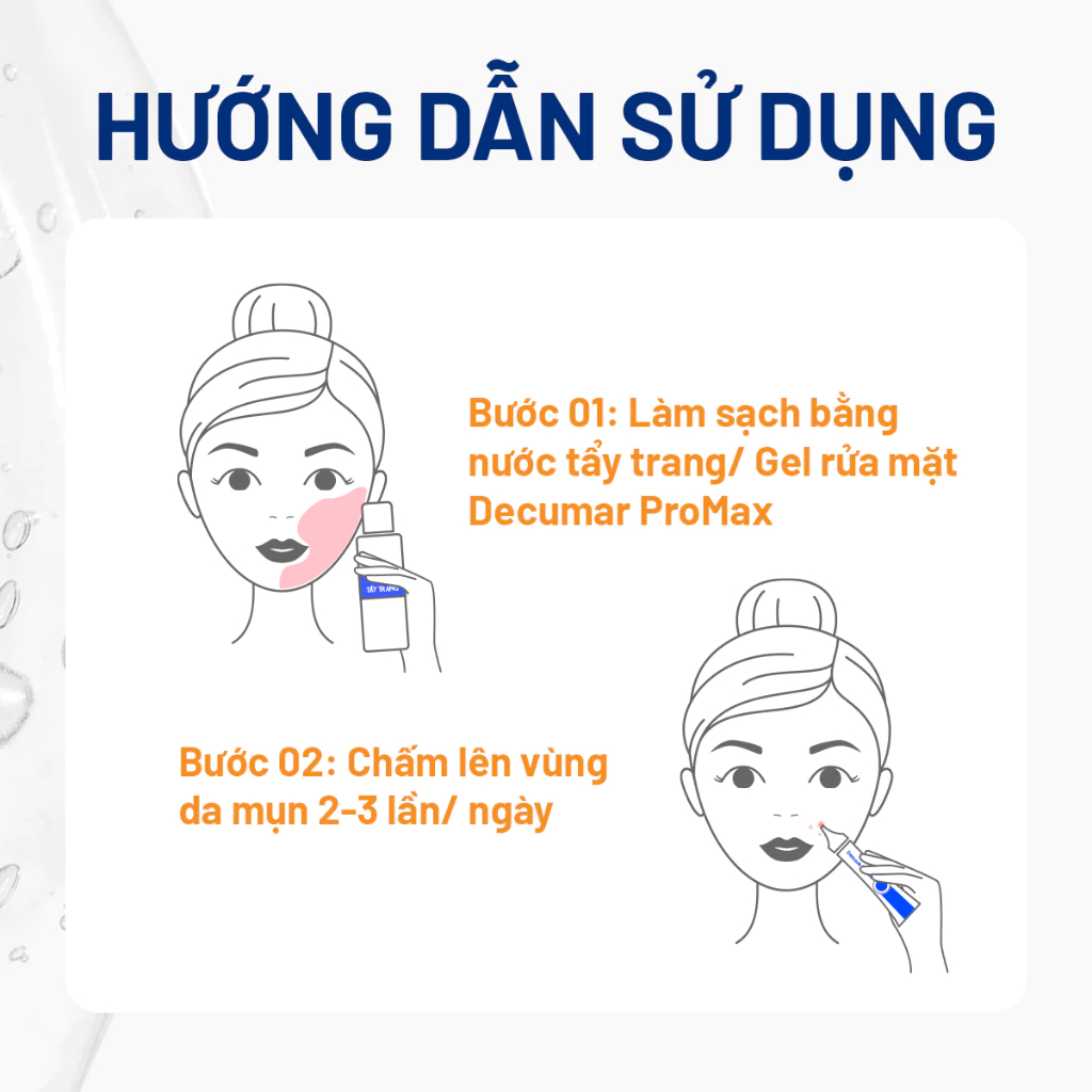 Kem Chấm Giảm Mụn Viêm, Mờ Thâm Sẹo Thế Hệ Mới Decumar ProMax Cream 15g