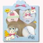 Set 3 Bông Glorie Baa Baa Sheep Collection Skin-Fit Powder Puffs With Storage Case