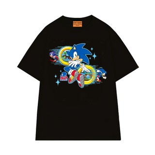 Áo Thun NGỐ TEE Kỉ Niệm 30 Năm Hoạt Hình Sonic Vải Cotton Cao Cấp Mềm Mịn Thoáng Mát