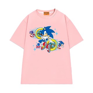 Áo Thun NGỐ TEE Kỉ Niệm 30 Năm Hoạt Hình Sonic Vải Cotton Cao Cấp Mềm Mịn Thoáng Mát