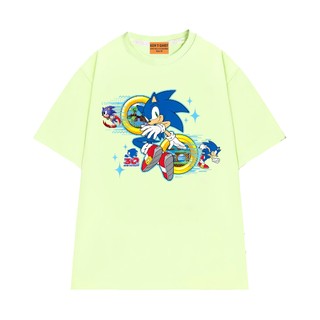 Áo Thun NGỐ TEE Kỉ Niệm 30 Năm Hoạt Hình Sonic Vải Cotton Cao Cấp Mềm Mịn Thoáng Mát