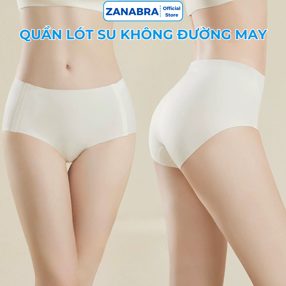 Quần lót nữ su mềm mại không lộ viền, Quần chip nữ cạp vừa ôm dáng đáy dán kháng khuẩn ZANABRA L059