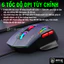 Chuột DEIOG G302 macro chính hãng hỗ trợ phần mềm chỉnh DPI 7200 7 nút gaming USB cực nhạy máy tính